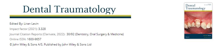 Dental Traumatology Journal